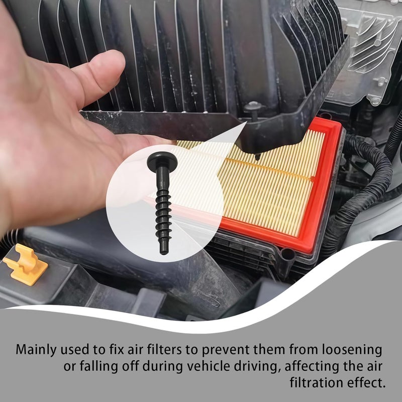 AMZAUTO Air Filter Box Screw, BAS01001 Air Filter Housing Retaining Bolts, Replaces #11611199 Car Repair Accessories Compatible with Chevrolet, Buick, GMC, Cadillac, 5 Pack - Image 4